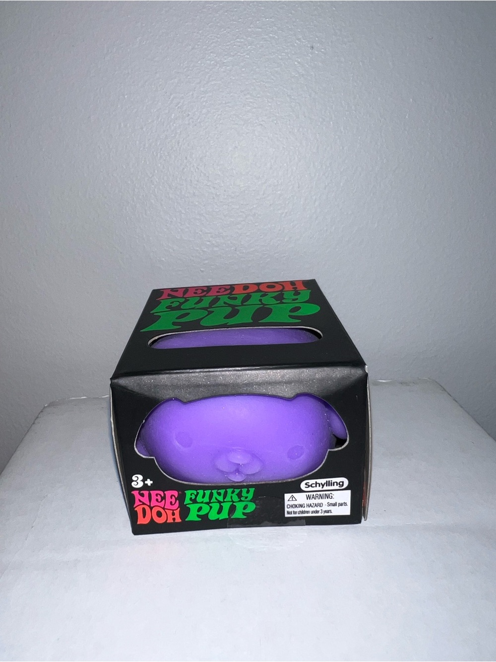 NeeDoh Funky Pup Purple Squishy Dog purple